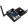 METAL CASE (with Cooling Fan External Antenna and Heatsink) for Orange Pi 4A  Orange Pi 3B V2.1
